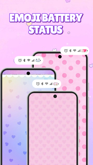 Emix: Emoji Battery Status Bar Screenshot 2