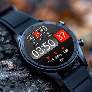Key WF30 Digital Watch Face Screenshot 0