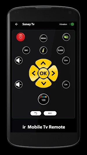 Mobile TV Remote Screenshot 1