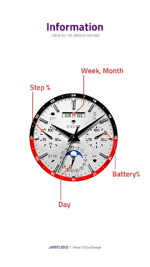 JW181 jwstudio watchface Screenshot 1