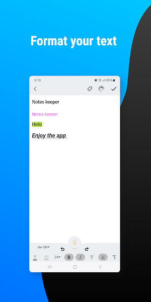 Notes keeper: speech to text Screenshot 3