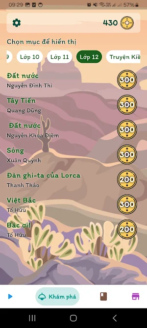 Chơi Thơ Việt Screenshot 2