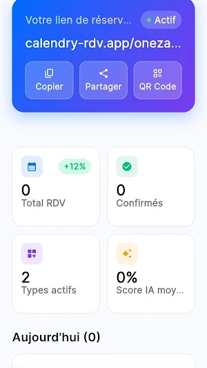 Calendry RDV : Agenda Pro Screenshot 1