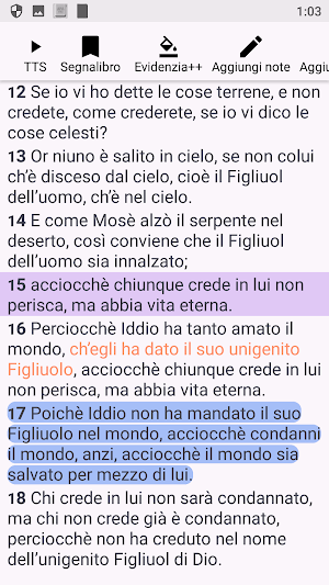 Diodati Bibbia, Italian Bible Screenshot 2