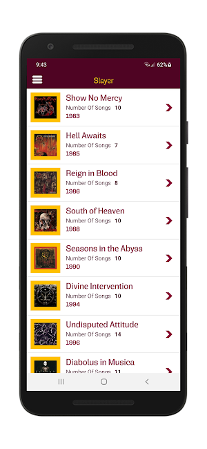 Slayer Lyrics & Wallpapers Screenshot 1