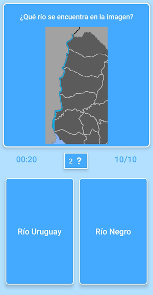 Mapa de Uruguay - Quiz Screenshot 2