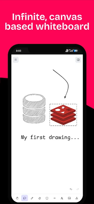 Excalidraw App - Whiteboard Screenshot 0