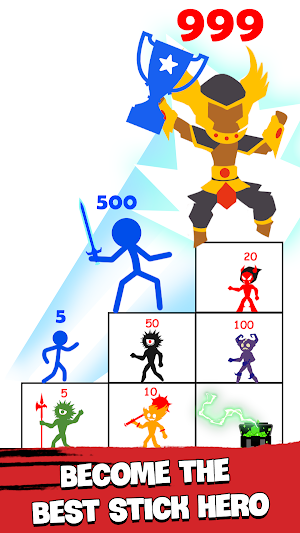 Stick Hero: Castle Battles Screenshot 3