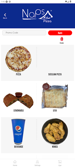Naps Pizza Screenshot 1