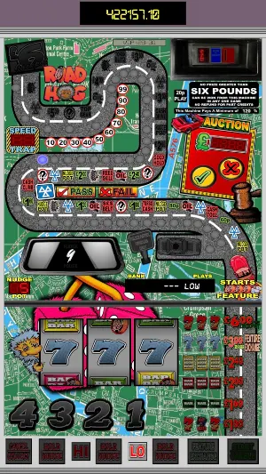 Road Hog Classic Fruit Machine Screenshot 2