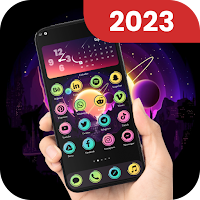 Launcher 2023: Colorful Widget