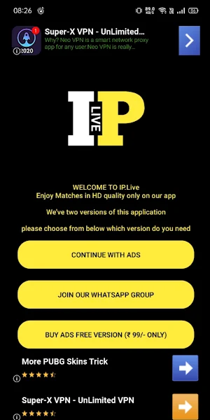 IPLive - For Cricket Lovers Screenshot 1
