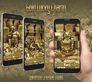 Gold Lucky Charm theme Screenshot 0