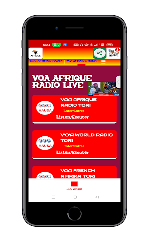 BBC Afrique VOA Afrique RFI Screenshot 3