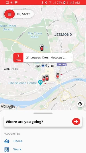 Washington Taxis Screenshot 1