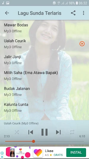 Lagu Sunda Terlaris Offline Screenshot 3