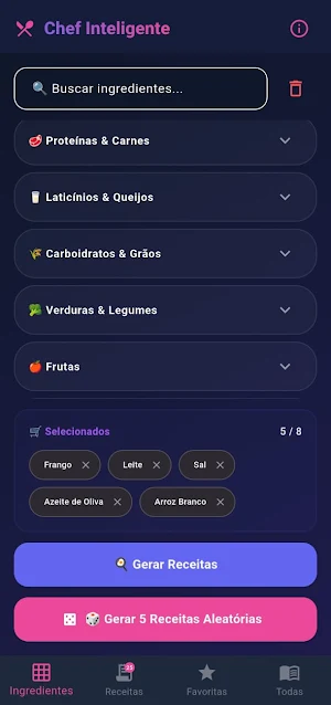 Receitas+ - Chef Inteligente Screenshot 1