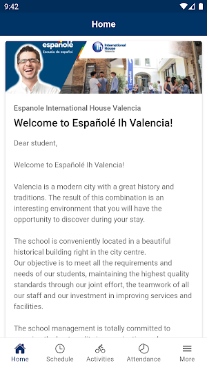 Espanole IH Valencia - Spanish School Screenshot 0