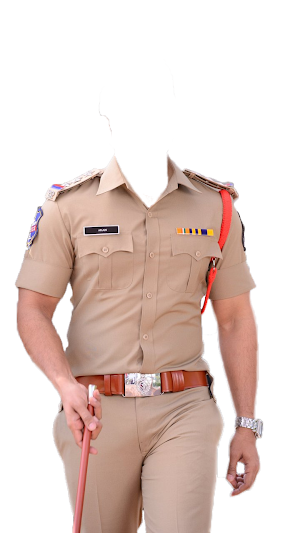 Police Photo Suit for Girls &  Screenshot 2