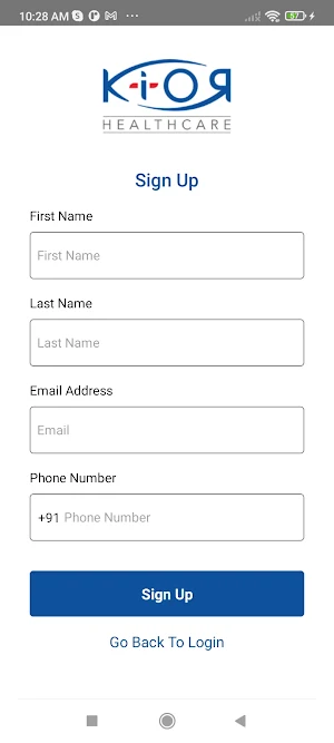 Kior Healthcare Screenshot 0
