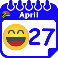 South Africa Emoticon Calendar