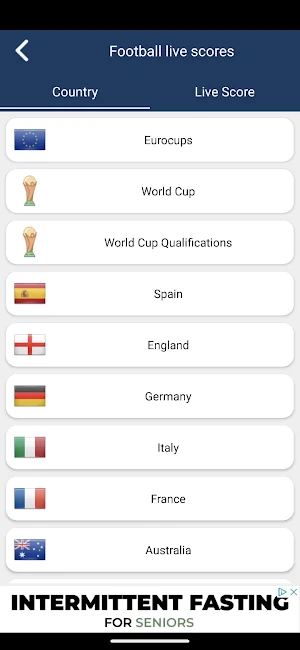 Football live scores Screenshot 3