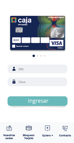 Caja Arequipa Móvil Screenshot 1