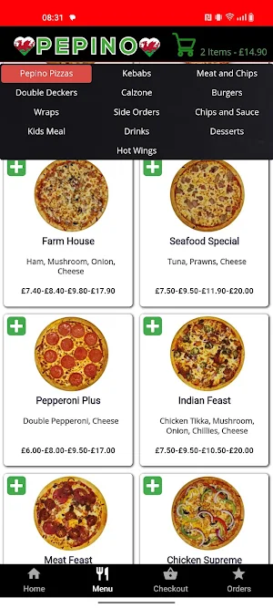 Pepino Pizza Kebab Screenshot 1