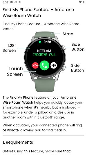 Ambrane Wise Roam Watch Hint Screenshot 3