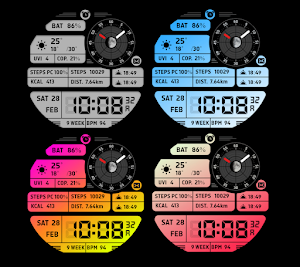 Retro Digital Watch Face Screenshot 3