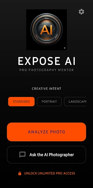 Expose AI: Shoot & Identify Screenshot 0
