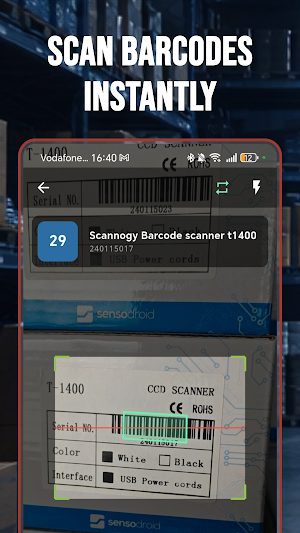 Barcode Stock counter Scannogy Screenshot 2