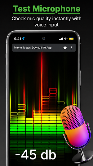 Phone Tester - Device info Screenshot 1