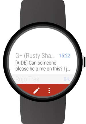 Mail client for Gmail & others on Wear OS watches Screenshot 0