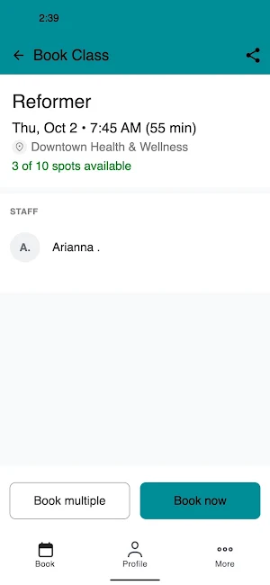 Downtown Health & Wellness Screenshot 2