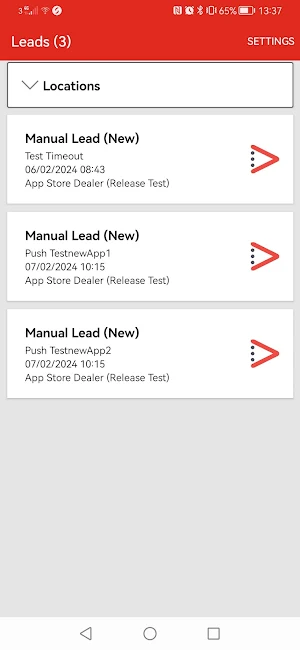 Dealerweb REACT Screenshot 0