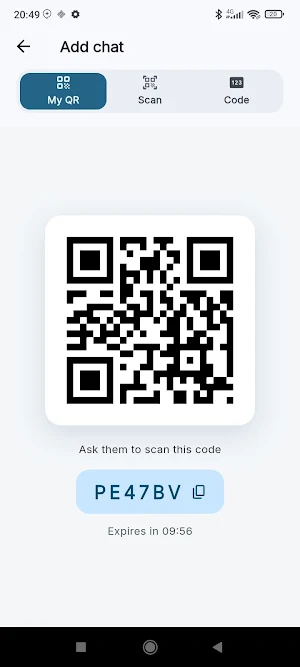 Secure chat Screenshot 1
