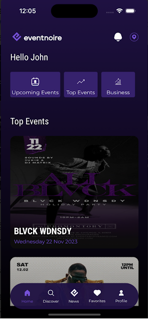 Eventnoire Screenshot 0