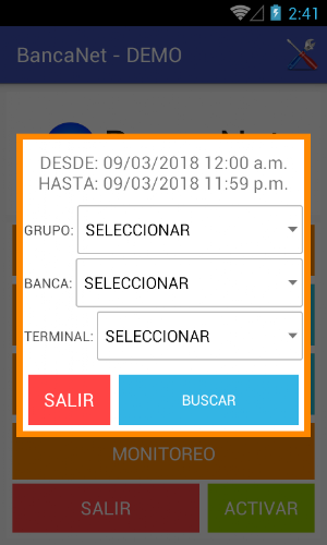 BancaNet Screenshot 3