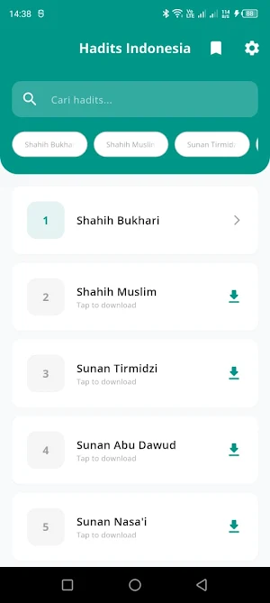 Hadits Indonesia Screenshot 0
