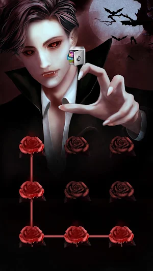AppLock Live Theme Vampire – Paid Theme Screenshot 0