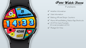 Pop Art Style Watch Face Screenshot 3