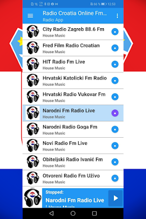 Radio Croatia Online Fm Live Screenshot 1
