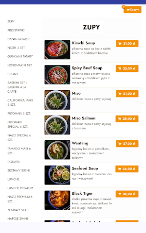 Nazo sushi Warszawa Screenshot 2