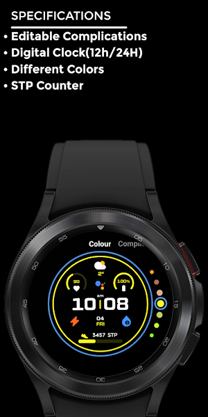 Night ver 16 - watch face Screenshot 3