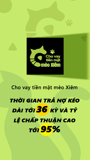 Cho vay tiền mặt mèo Xiêm Screenshot 0