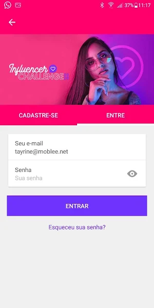 Influencer Challenge Screenshot 0