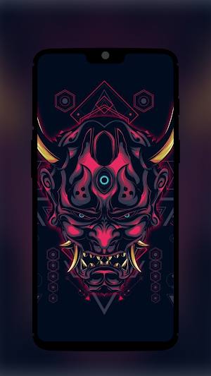 Samurai Hannya Wallpaper Screenshot 1