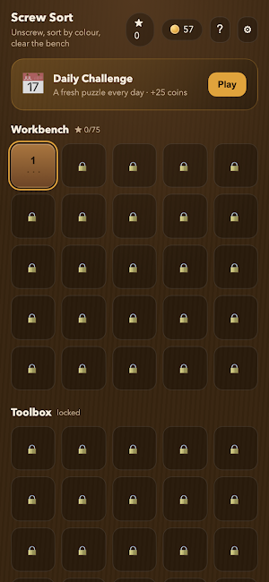 Screw Sort: Nut & Bolt Puzzle Screenshot 1