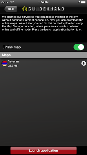 Yerevan GUIDE@HAND Screenshot 1